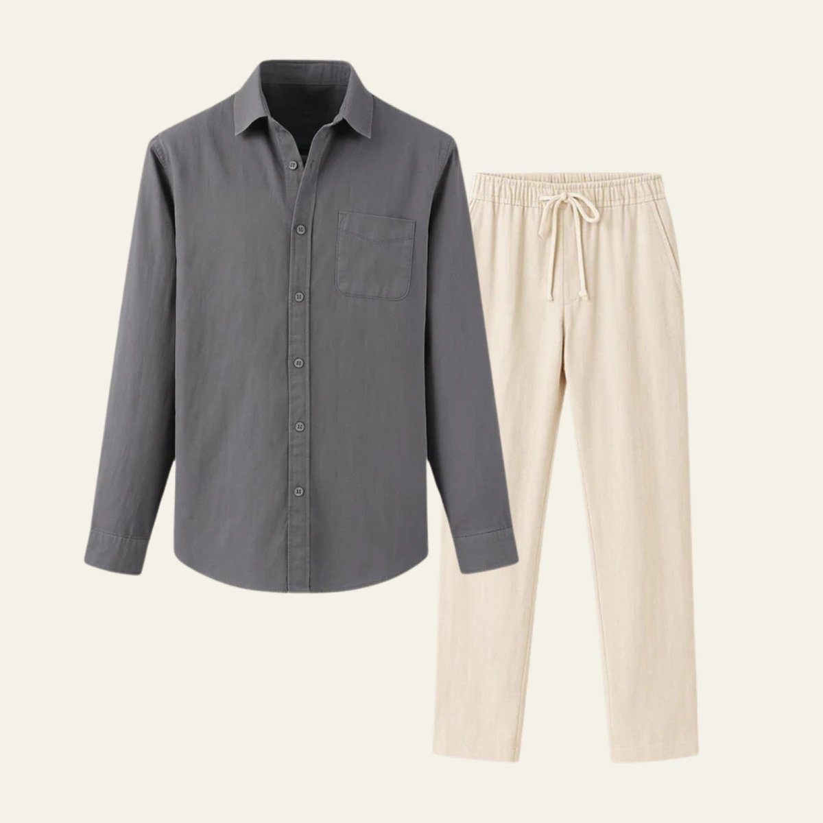 Men's Mint Green Two Piece Set