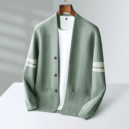 Men's Striped Cardigan