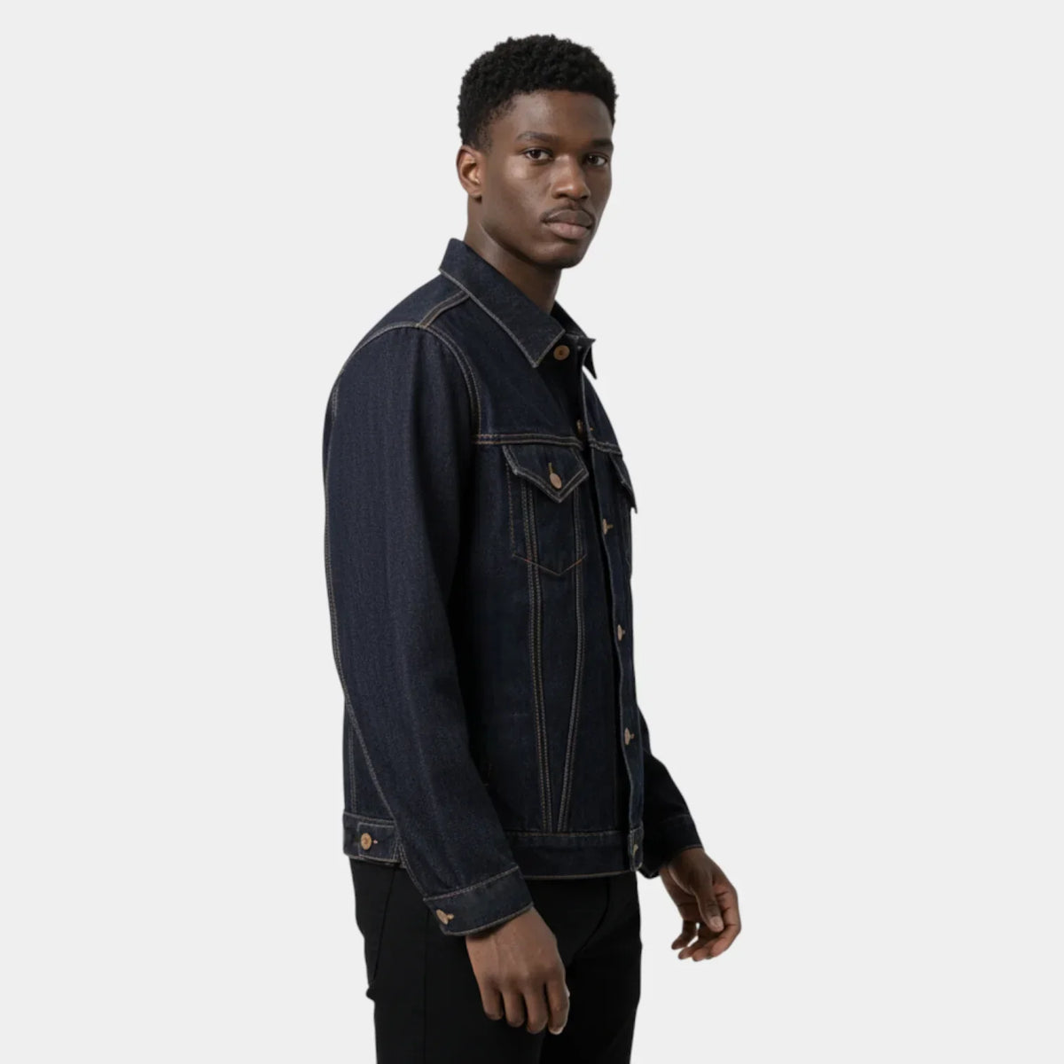 Men's Chest Pocket Denim Jacket