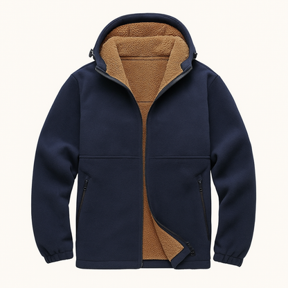 Men's Zip Up Hooded Winter Coat