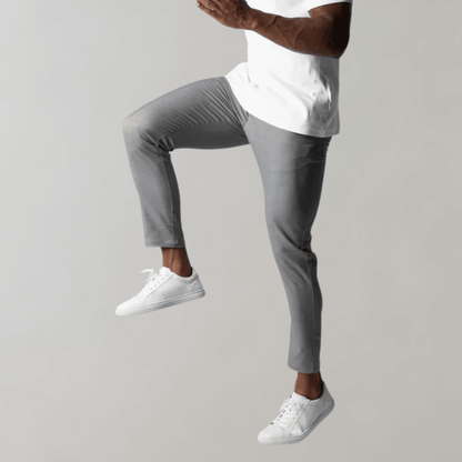 Men's Blue Slim Fit Casual Chinos