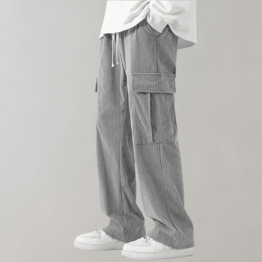 Men's Black Corduroy Trousers