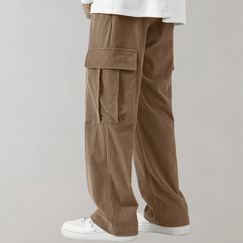 Men's Black Corduroy Trousers