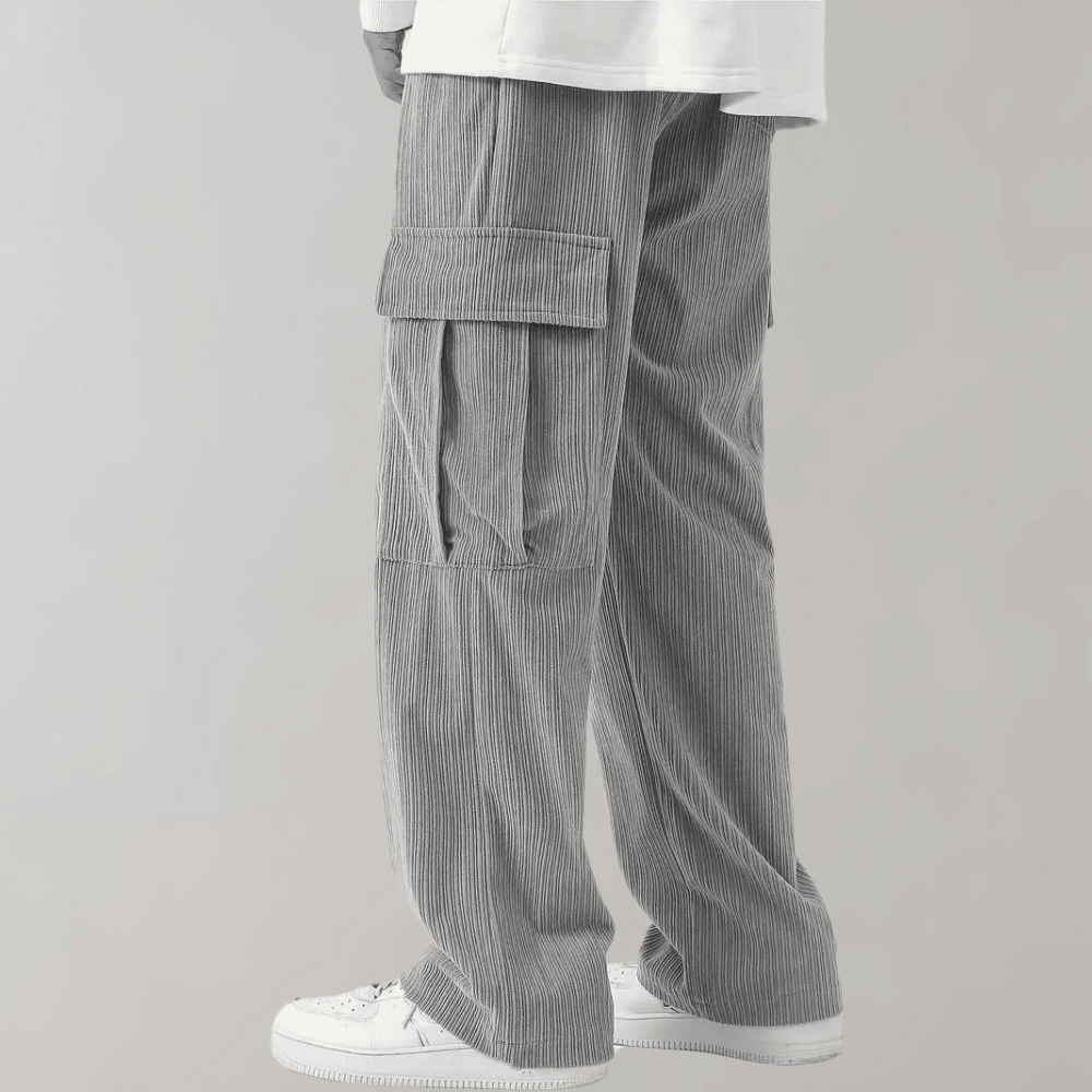 Men's Black Corduroy Trousers