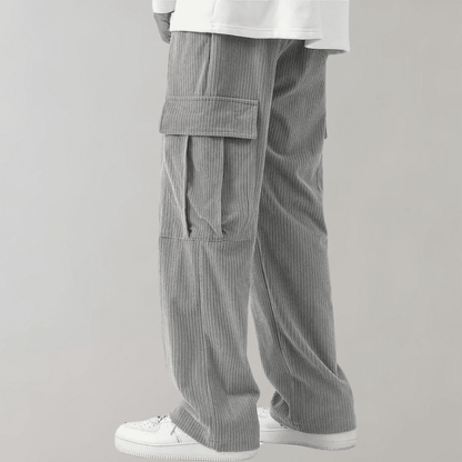 Men's Black Corduroy Trousers