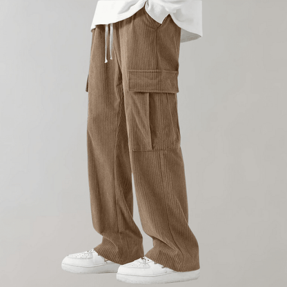 Men's Black Corduroy Trousers