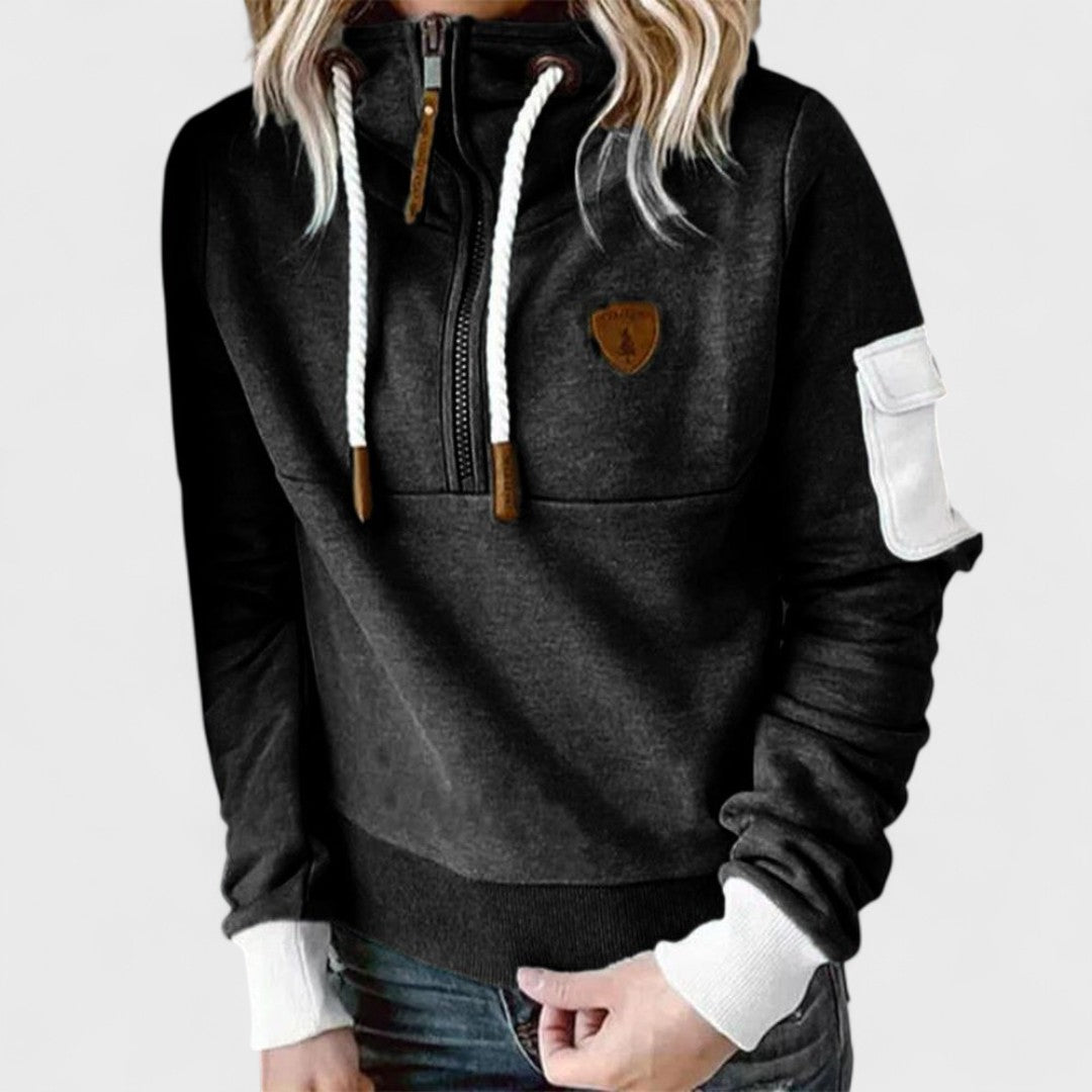 Women's Draped Hoodie view 8