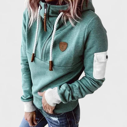 Women's Draped Hoodie view 3