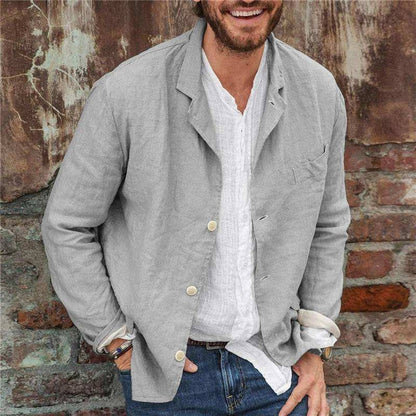 Men's Casual Winter Coat in Gray