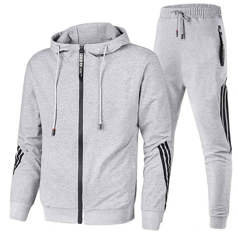 Men's Zip Up Two Piece Set