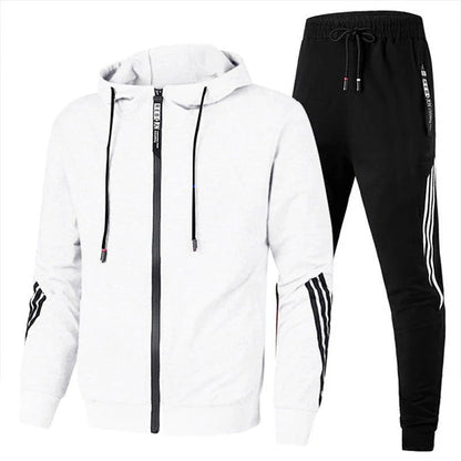 Men's Zip Up Two Piece Set