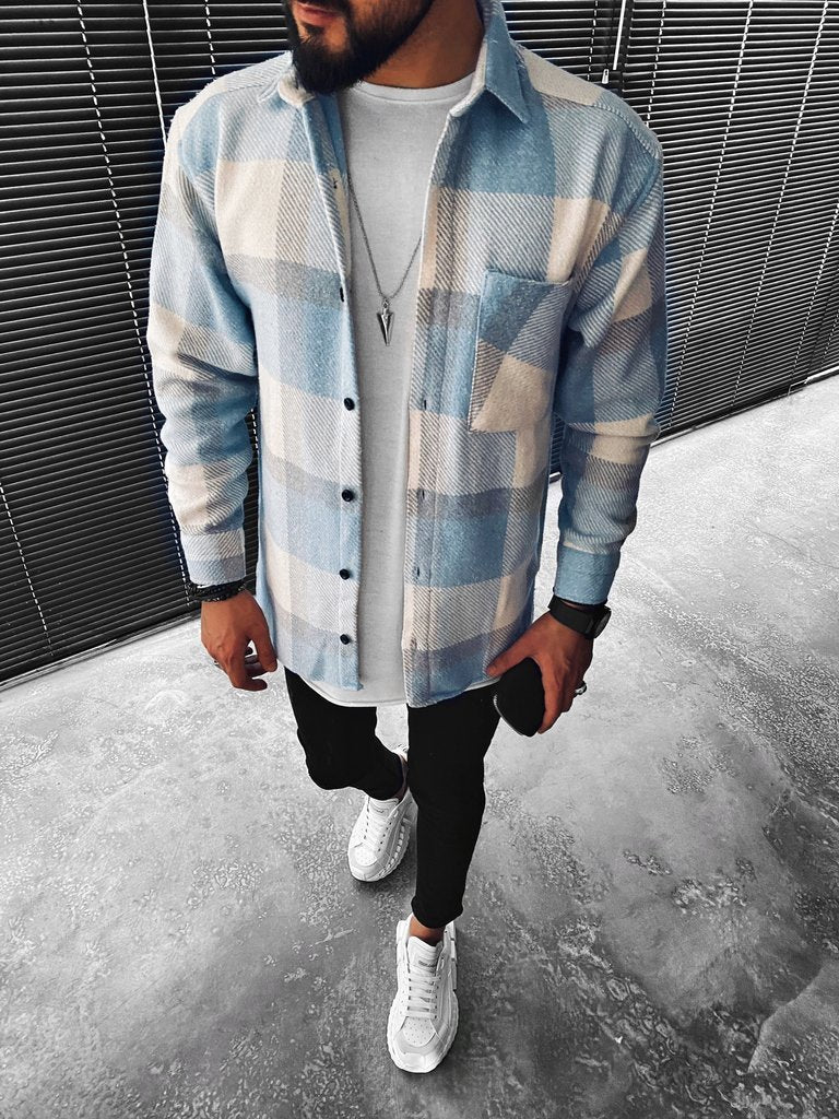 Men's Checked Overshirt