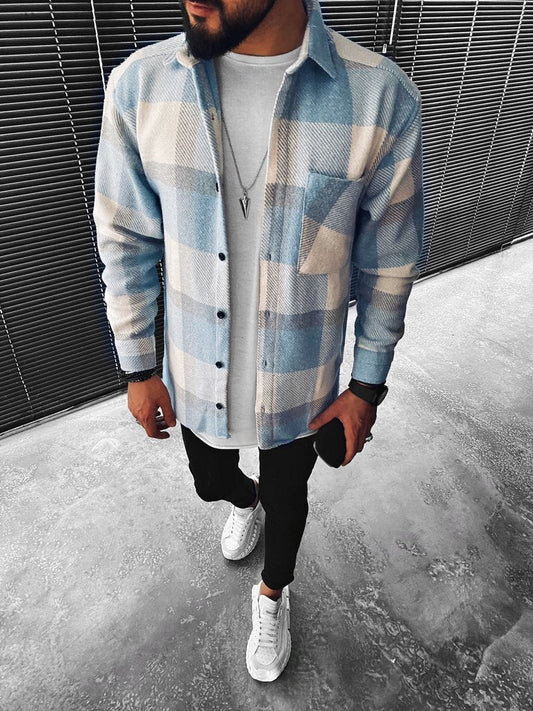 Men's Checked Overshirt