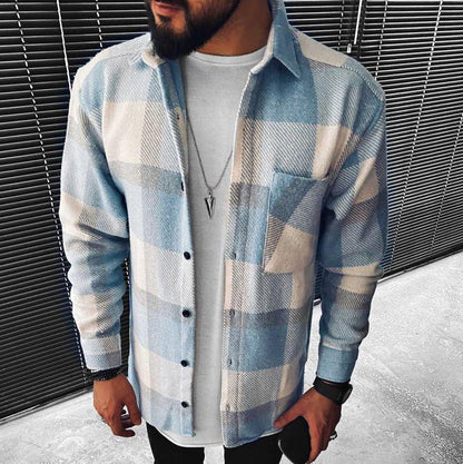 Men's Checked Overshirt