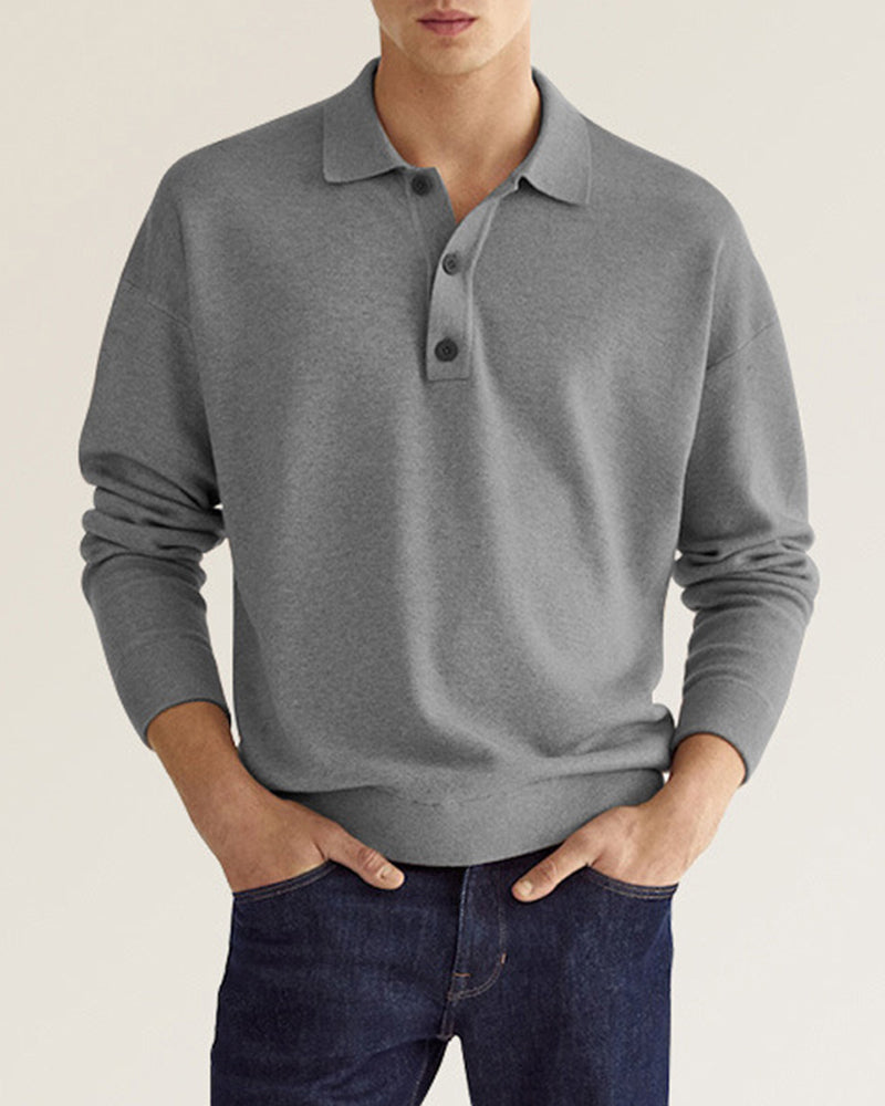 Men's Knitted Long Sleeve Jumper view 4