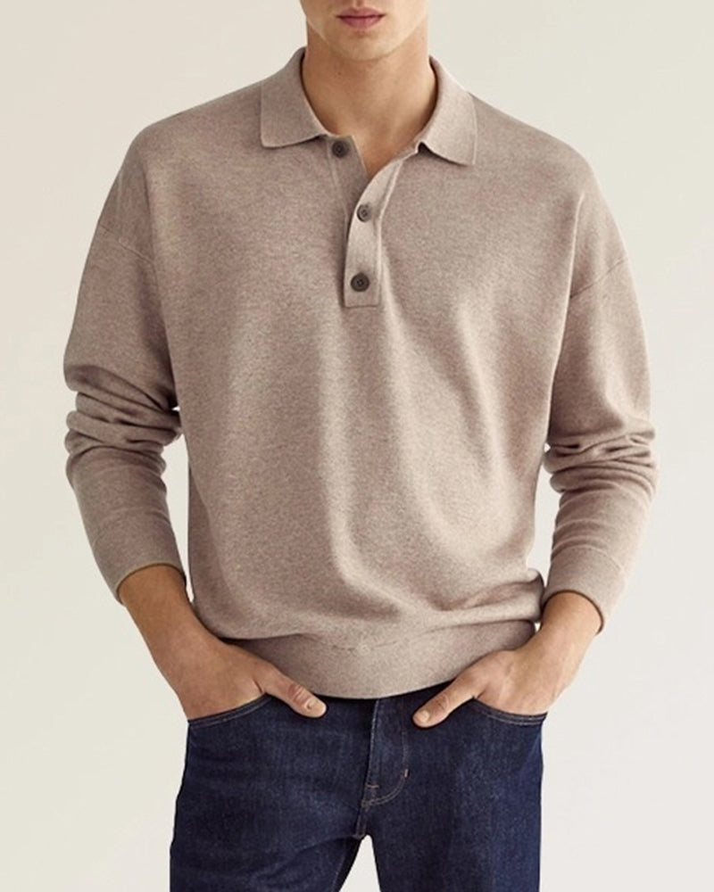 Men's Knitted Long Sleeve Jumper