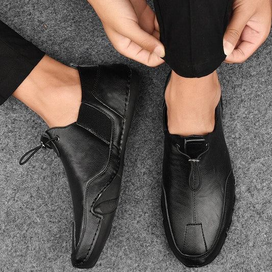 Men's Casual Lightweight Loafers in Black