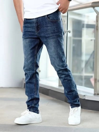 Men's Jeans With Pockets in Blue