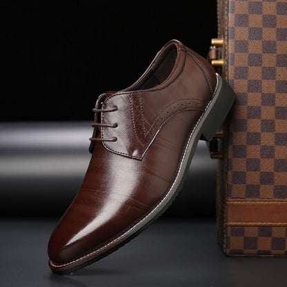 Men's Blue Walking Shoes in Brown