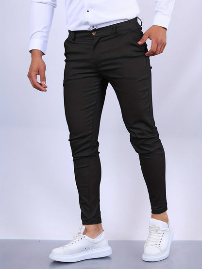 Men's Chinos in Dark Gray