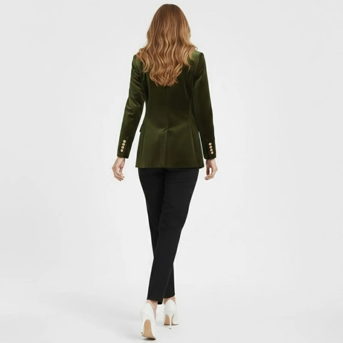 Women's Black Gold Tailored Blazer