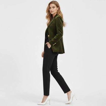 Women's Black Gold Tailored Blazer