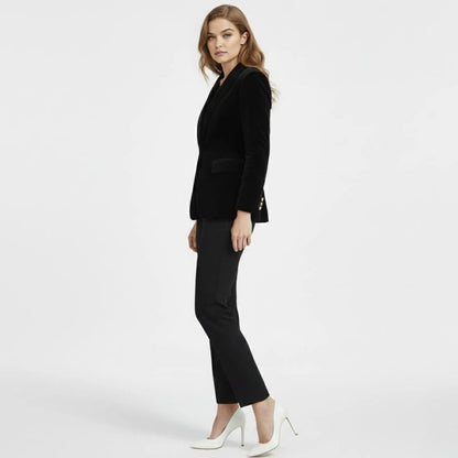 Women's Black Gold Tailored Blazer