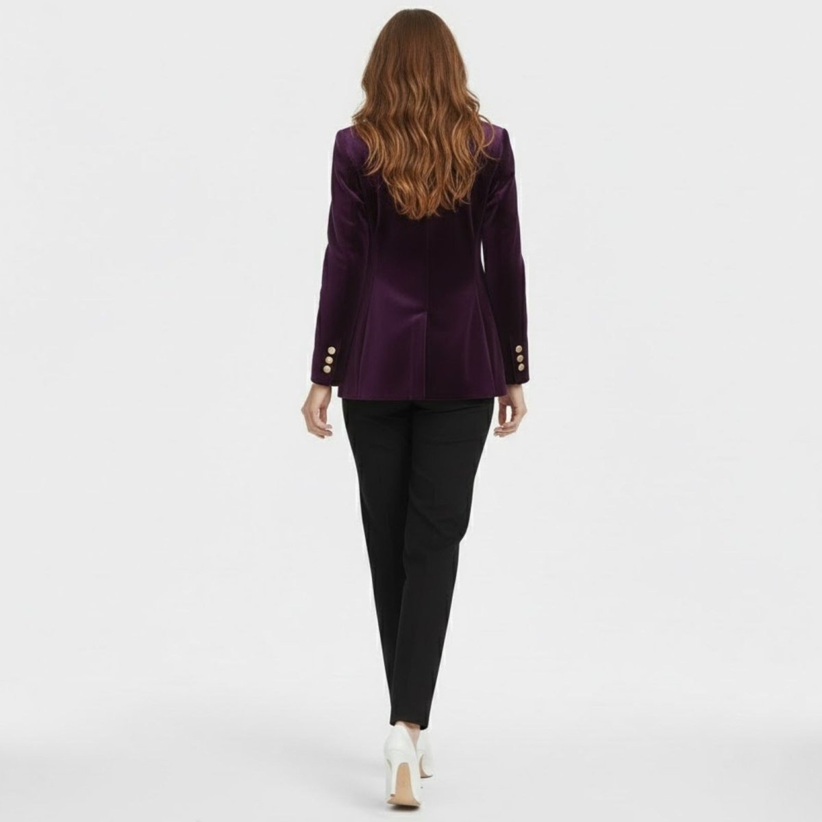 Women's Black Gold Tailored Blazer