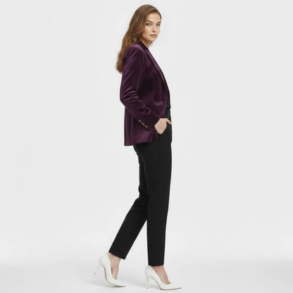 Women's Black Gold Tailored Blazer