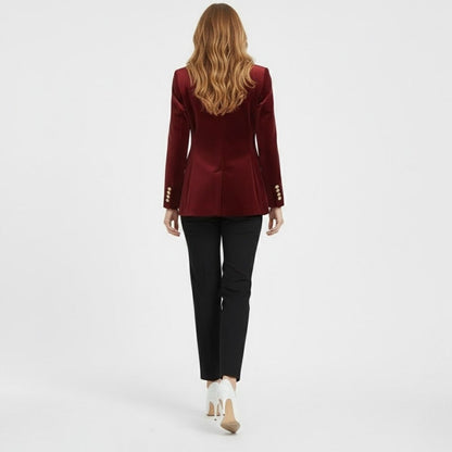 Women's Black Gold Tailored Blazer