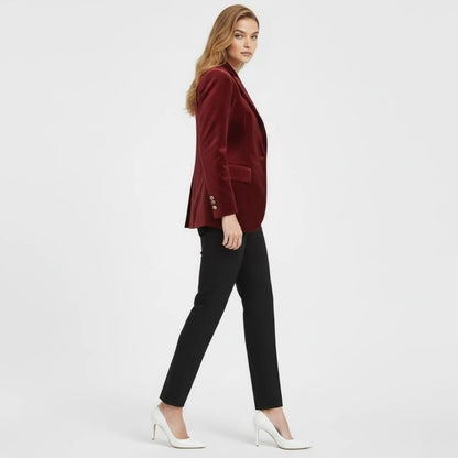Women's Black Gold Tailored Blazer