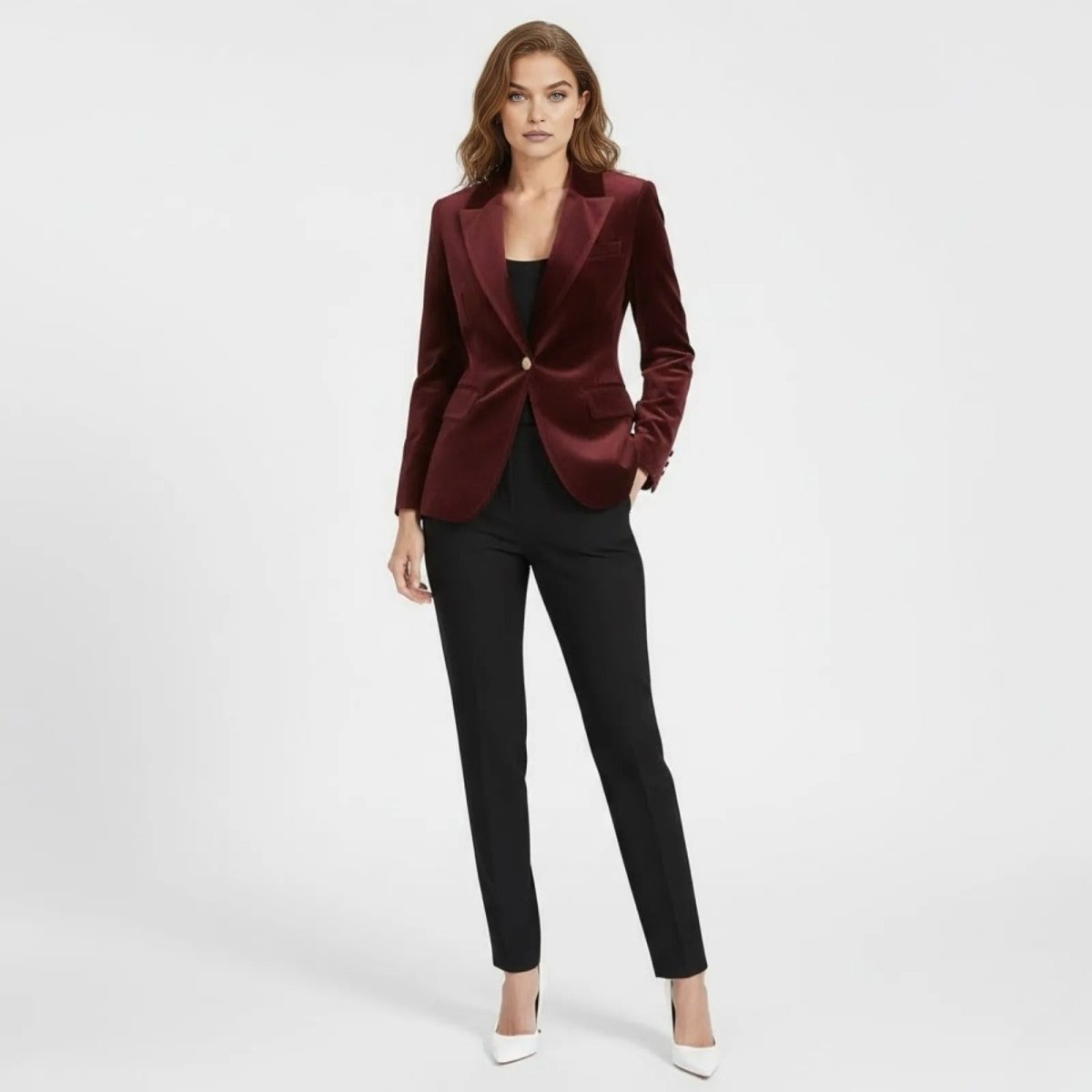 Women's Black Gold Tailored Blazer