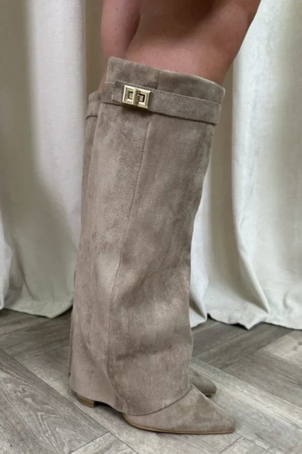Women's Faux Leather Ankle Boots view 4