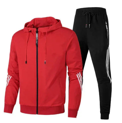 Men's Black Two Piece Set
