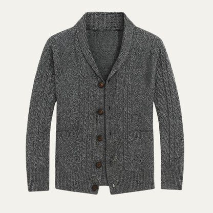 Men's Cable Knit Cardigan