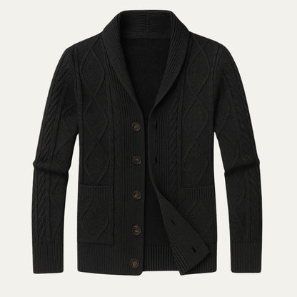 Men's Cable Knit Cardigan