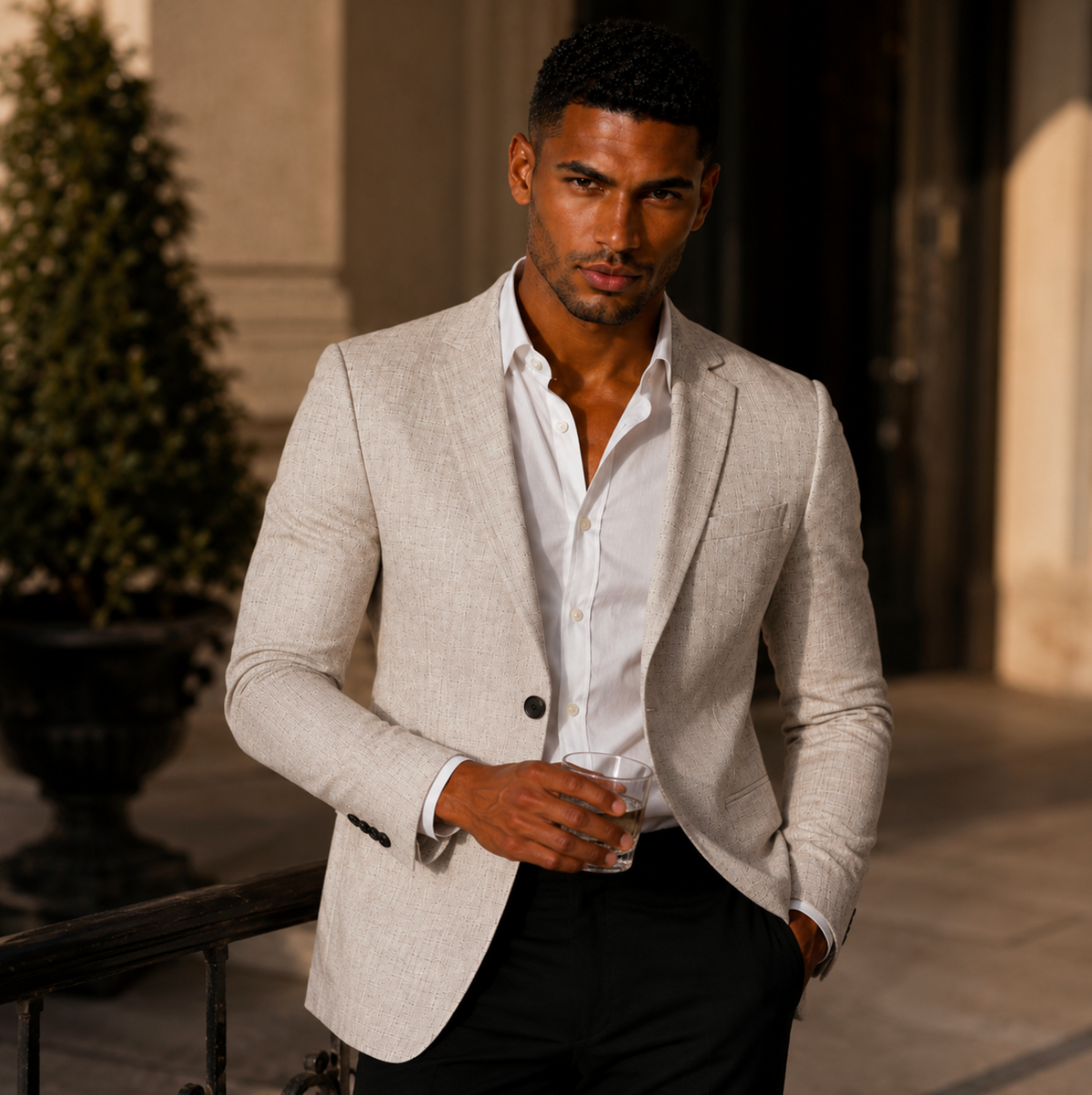 Men's Slim Fit Casual Blazer