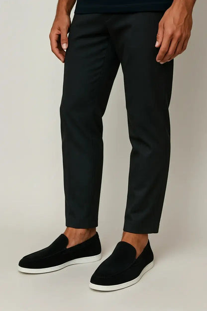Men's Contrast Sole Slip On Casual Loafers