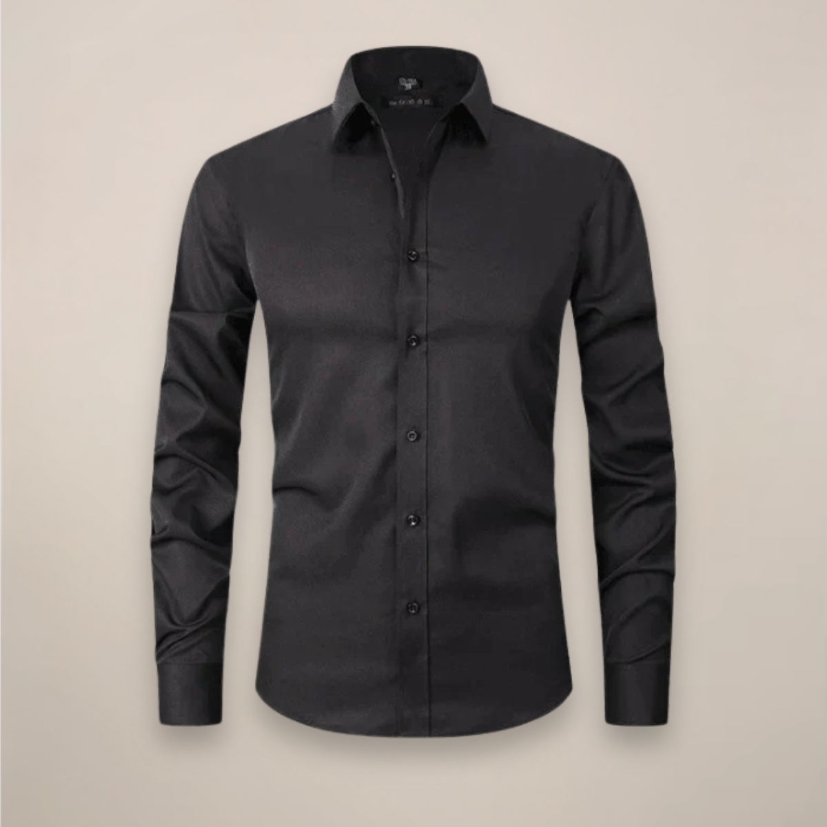 Men's Relaxed Fit Long Sleeve Button Front Patch Pocket Shirt
