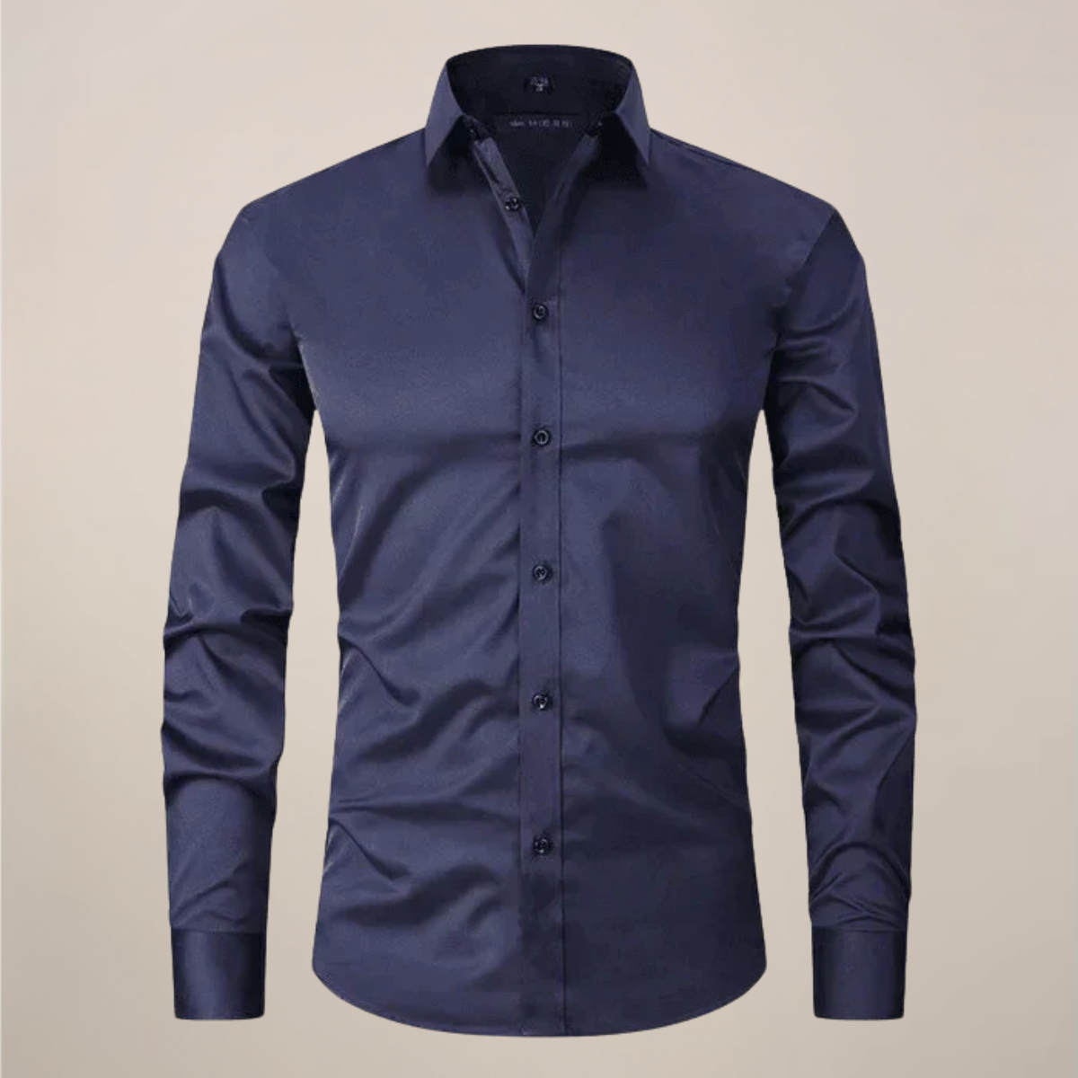 Men's Relaxed Fit Long Sleeve Button Front Patch Pocket Shirt