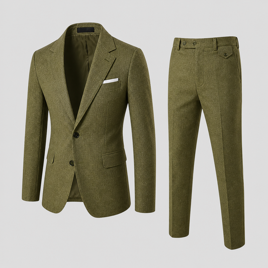 Men's Slim Fit Two Piece Set