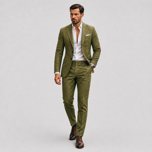 Men's Slim Fit Two Piece Set view 2