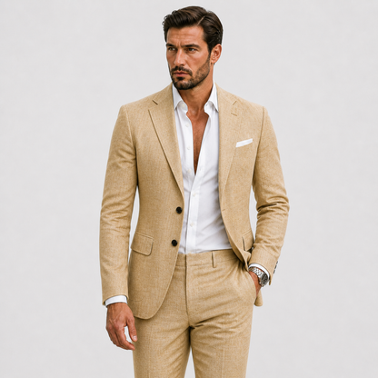 Men's Slim Fit Two Piece Set view 5
