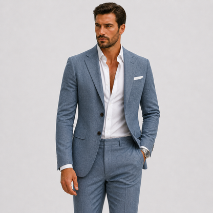 Men's Slim Fit Two Piece Set view 7