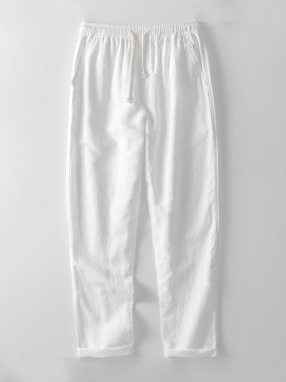 Men's Drawstring Short Sleeve Button Front Two Piece Set view 9