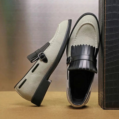 Men's Olive Green Loafers