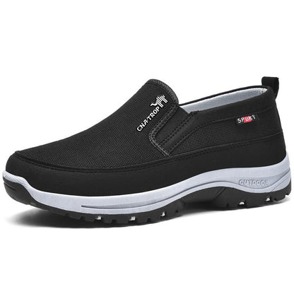 Men's Non Slip Walking Shoes in Black