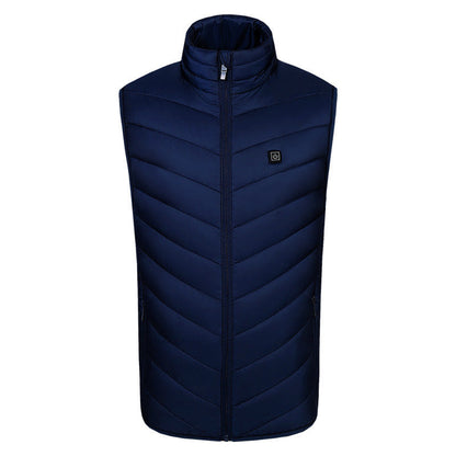 Men's Stand Collar High Neck Puffer Jacket