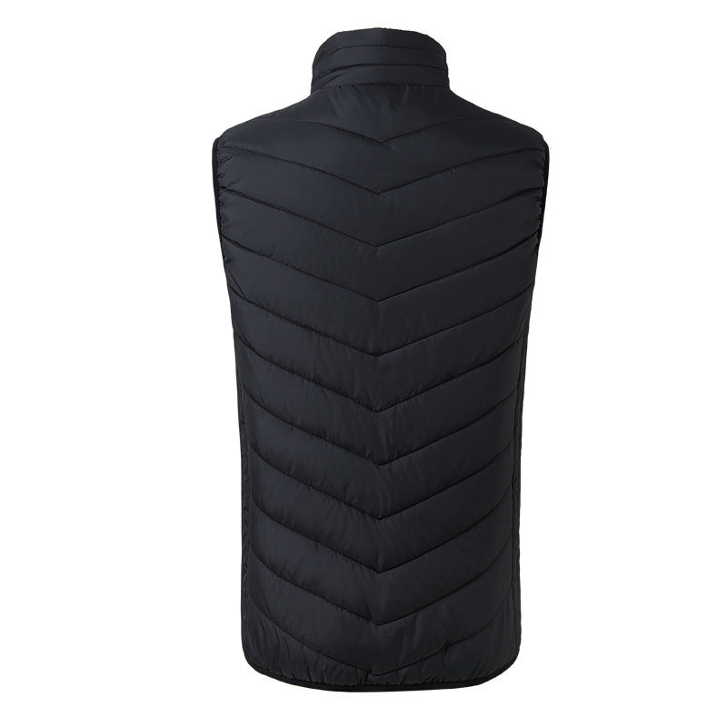Men's Stand Collar High Neck Puffer Jacket
