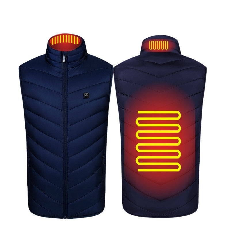 Men's Stand Collar High Neck Puffer Jacket